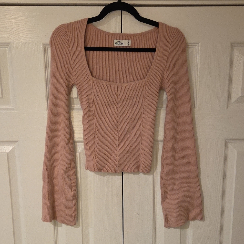 Hollister Pink Long Sleeve Top